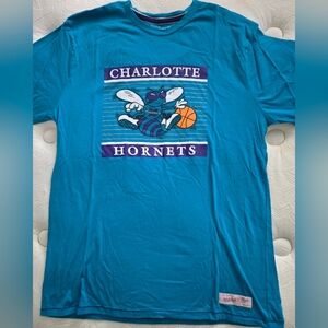 Blue Charlotte Hornets Basketball Tee